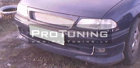 Front headlight eyebrows masks - front,